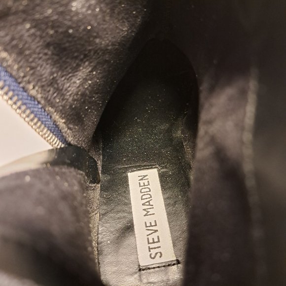 STEVE MADDEN Model Generous womens BOOTIE Size 6M IRIS BLUE STUNNING CONDITION - Picture 10 of 13